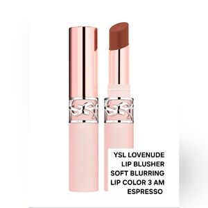 YSL LOVENUDE LIP BLUSHER SOFT BLURRING LIP COLOR 3 AM ESPRESSO. BNIB